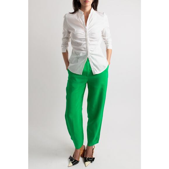 Emerald Green Sandro Trousers - Picture 2 of 5